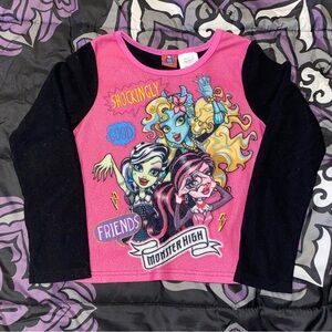 Monster High Girls Pajama Shirt